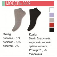 Шкарпетки жіночі Легка хода 5309 Шкарпетки жіночі Легка хода 5309